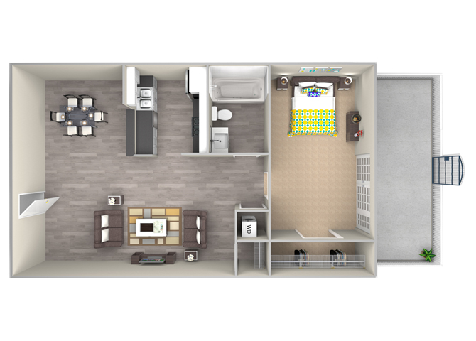 Suite A Floorplan